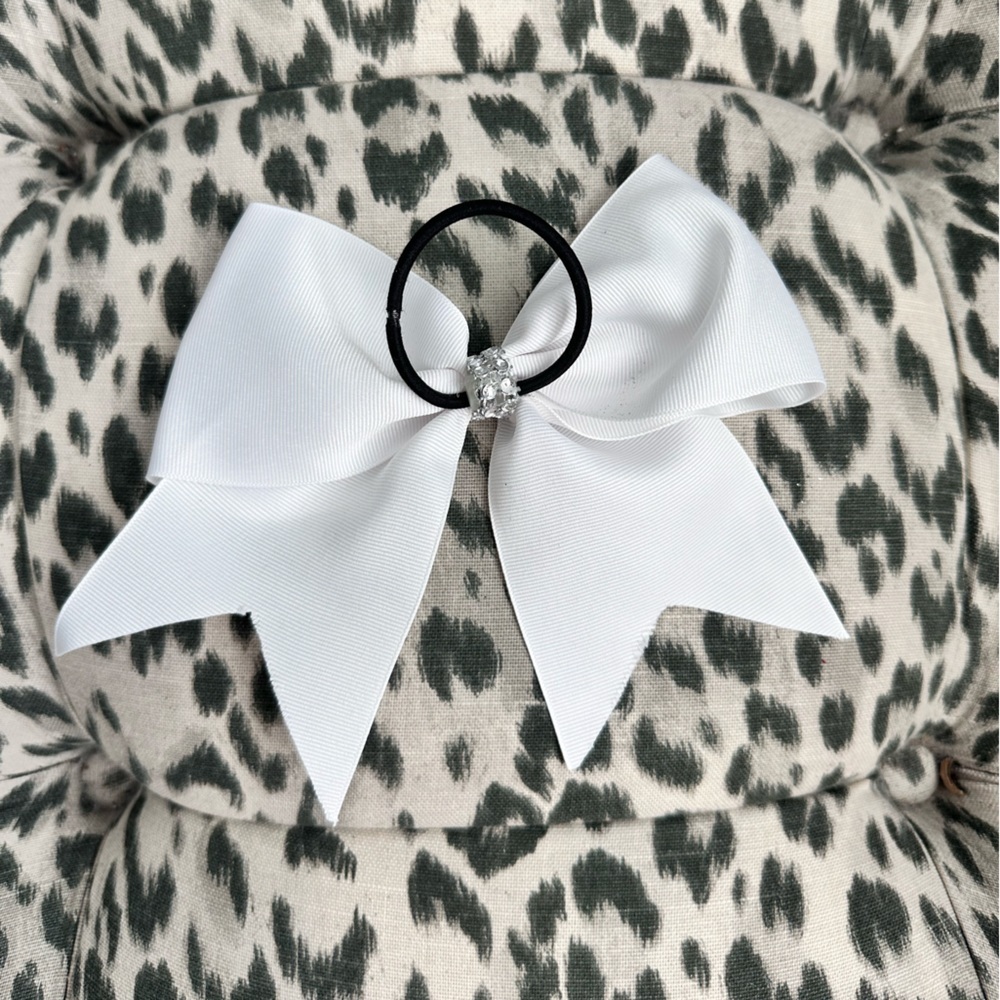 Breast Cancer Awareness Cheerleading Bow - Picture 2 of 2